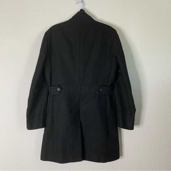 Zara Man Moda Sport Black Zip up/ Button Up Coat L - Picture 8 of 8